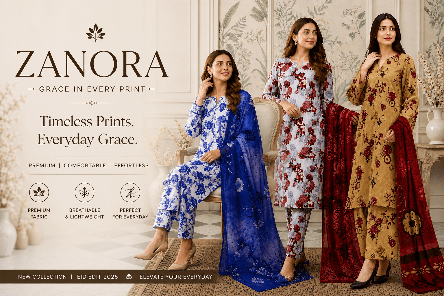 ZANORA Luxury Fashion Premium Collection