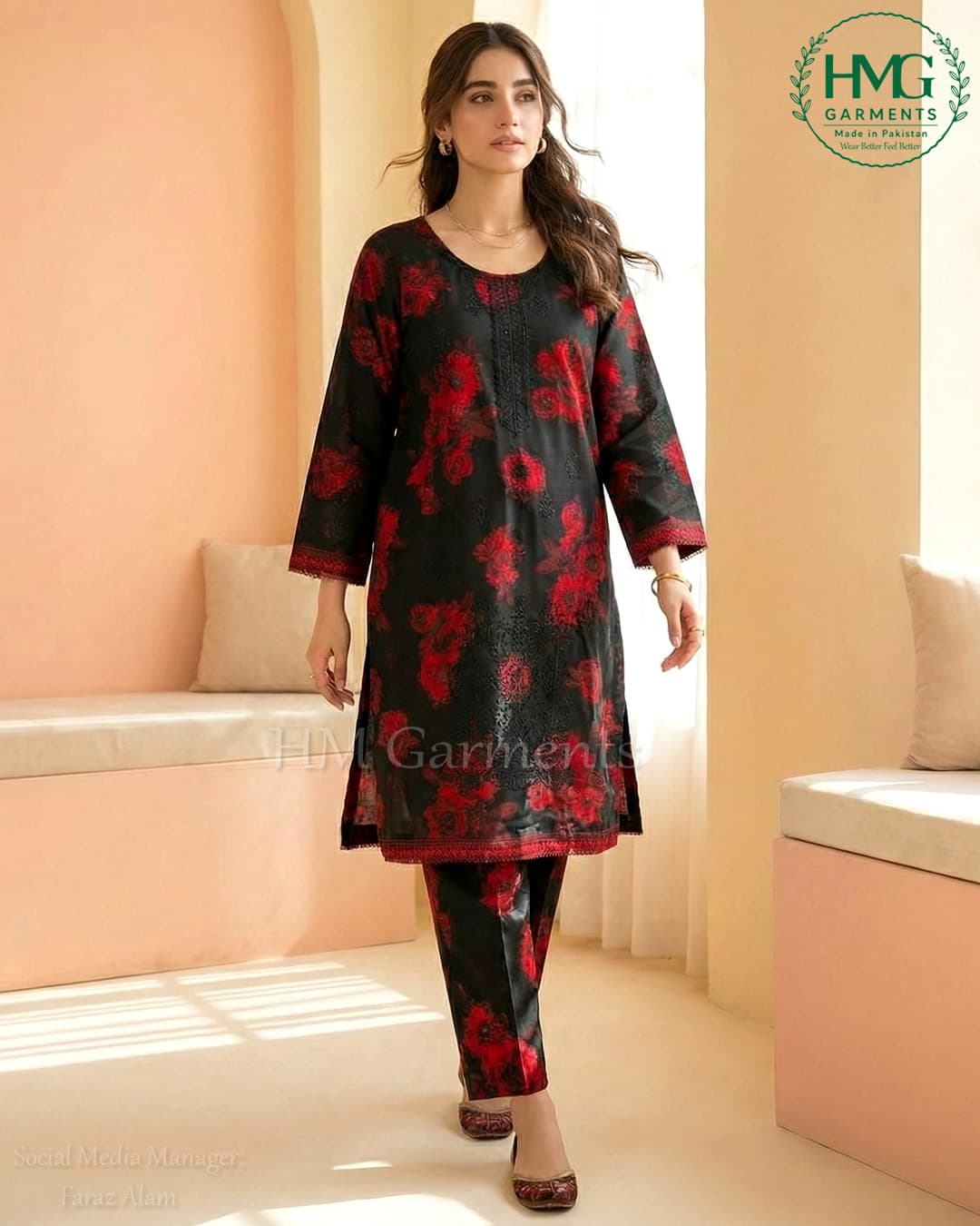 Evening Drape Linen for women in Pakistan