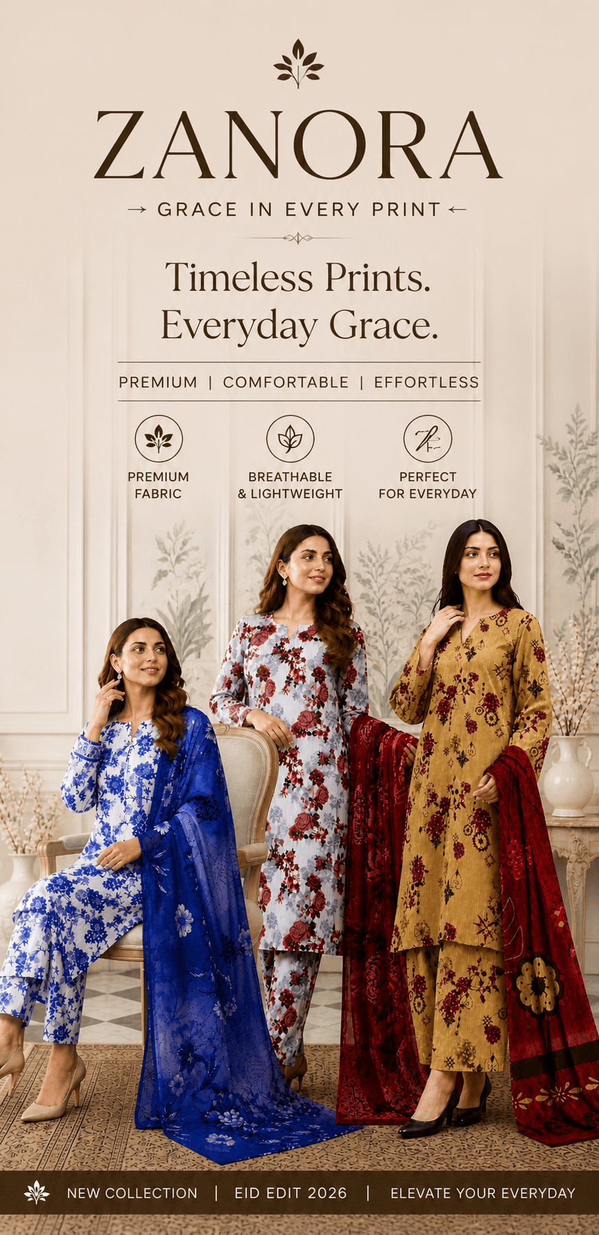 ZANORA Luxury Fashion Premium Collection