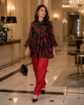 Zanora Urban Rose Luxe Set 2PC Stitched Outfit (Western Dress)