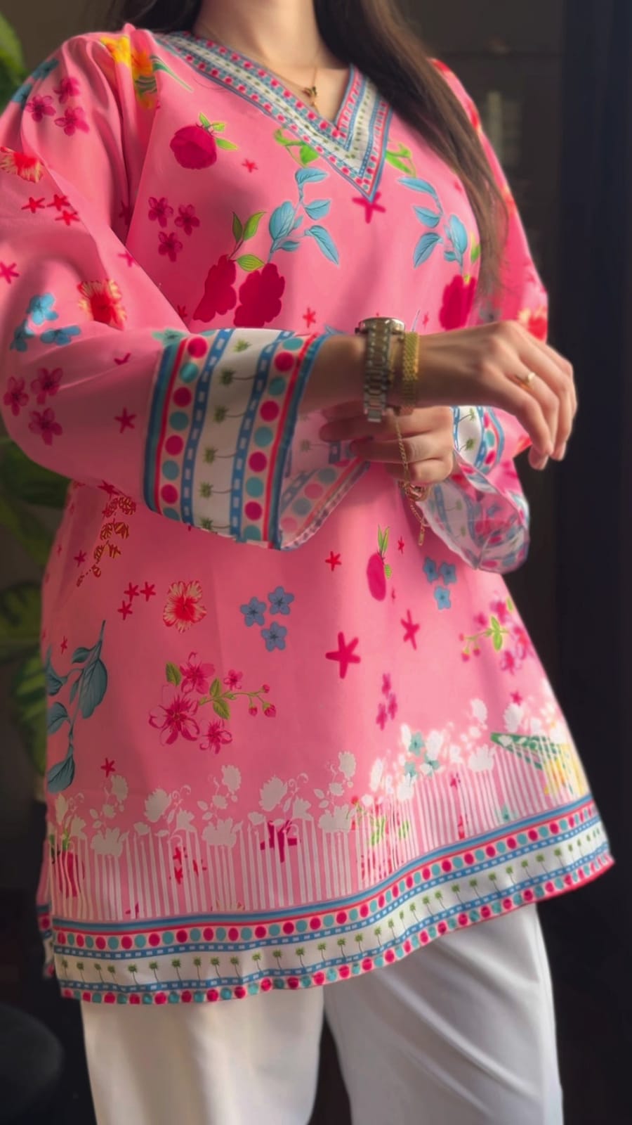 Zanora Premium Printed Co-Ord Set – Elegant 2PC Stitched Outfit (Copy)